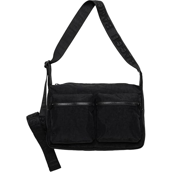 Amazon | BAGGUナイロンショルダーバッグ, ブラック Sp24, One